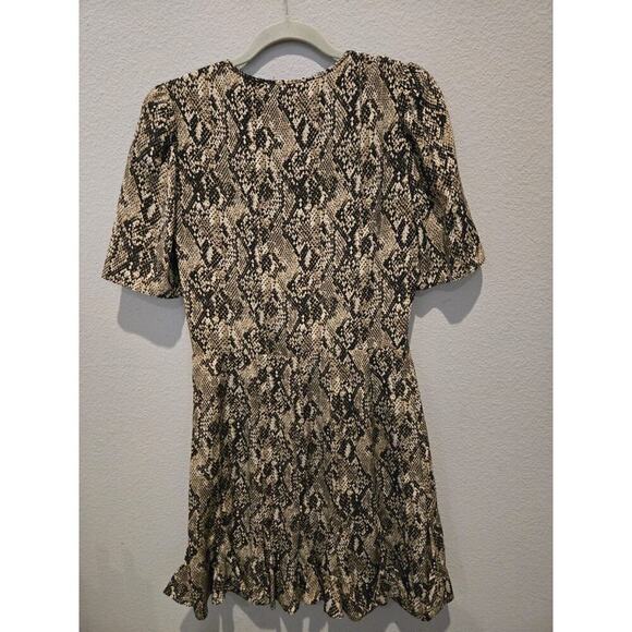 Veronica Beard Women's Snake Print Silk Mini Dress Size 8 Office Party - Picture 9 of 9